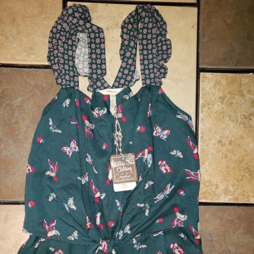 New Matilda Jane Evergreen Dream Jumpsuit - Picture 7 of 11